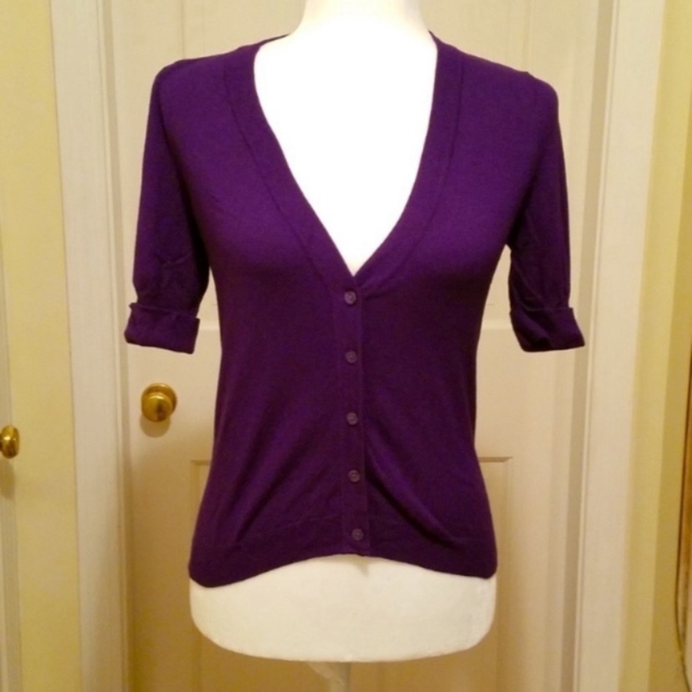 Ann Taylor petites short sleeve sweater